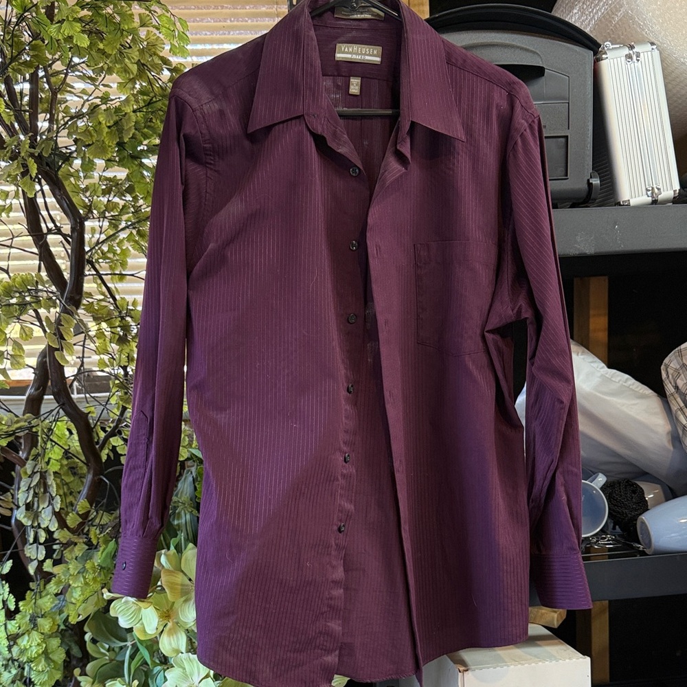 Van Heusen Deep Purple Dress Shirt